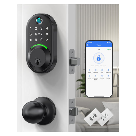 WiseGear T18K Smart Deadbolt with Knob Set